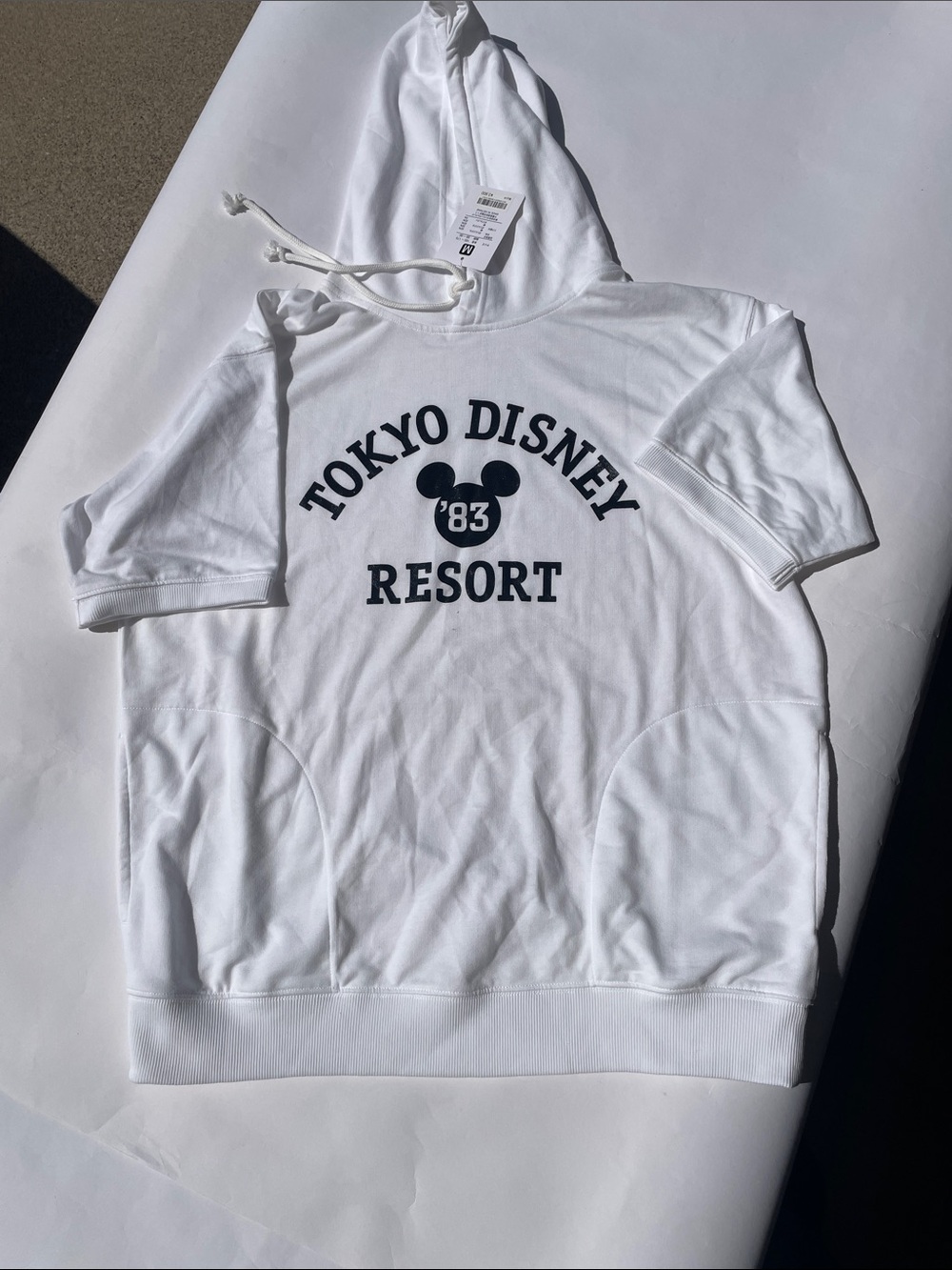 White Hooded Sweatshirt